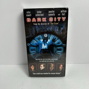 Dark City 1998 Movie VHS Tape Keifer Sutherland Jennifer Connelly NEW SEALED
